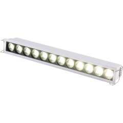 ST762.532.12 ST Luce CRI80 Светильник, LED, 3000K IP20, линейный прямоугольный встраиваемый в гкл светодиодный, угол 24°