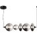 SL6119.413.40 Светильник подвесной ST-Luce Черный/Дымчато-Серый LED 1*40W 3000K PERLINA