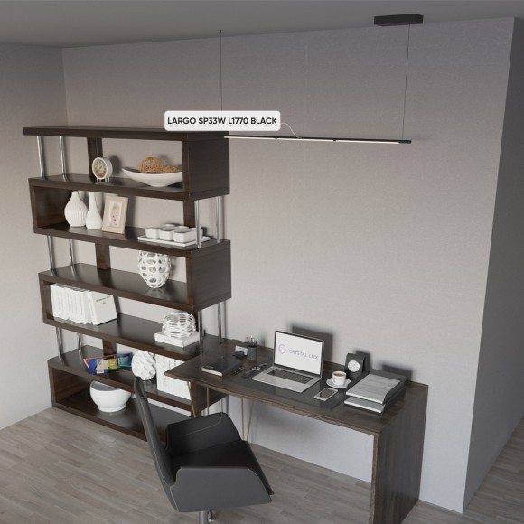 Светильник подвесной Crystal Lux LARGO SP33W L1770 BLACK Светильник подвесной Crystal Lux LARGO SP33W L1770 BLACK