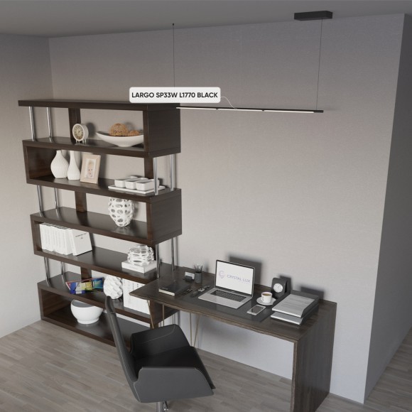 Светильник подвесной Crystal Lux LARGO SP33W L1770 BLACK Светильник подвесной Crystal Lux LARGO SP33W L1770 BLACK