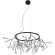 Светильник подвесной Crystal Lux EVITA SP45 D BLACK/TRANSPARENT