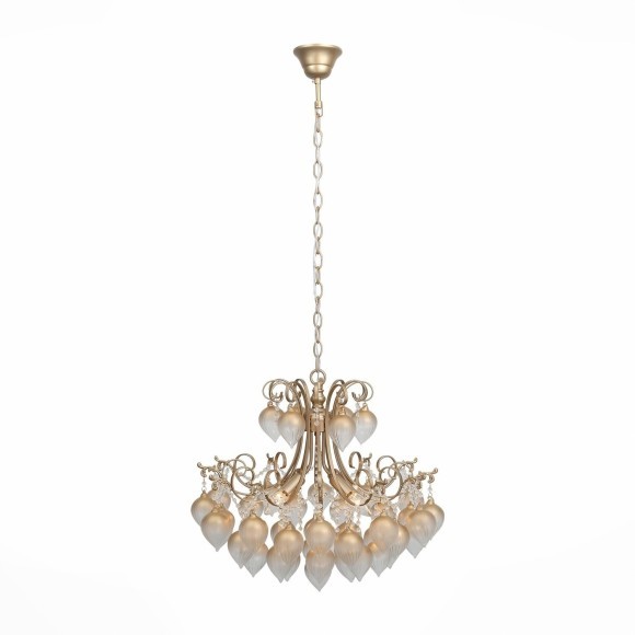 SL659.303.04 Люстра подвесная ST-Luce Золотистый/Золотистый E14 4*40W