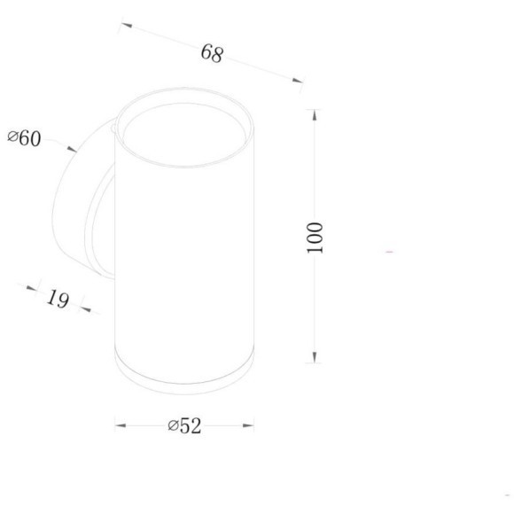 Бра Maytoni C068WL-01B Focus S под лампу 1xGU10 10W