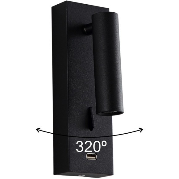 Бра Crystal Lux CLT 210W USB BL Бра Crystal Lux CLT 210W USB BL