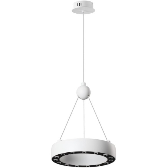 Светильник подвесной светодиодный, длина провода 2м LED 12W вниз 5W вверх 1360Лм 3000K Odeon Light TURN 359395