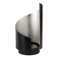 422655 AMBONDRONA Подсвечник напольный металл серебряный черный