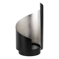 422655 AMBONDRONA Подсвечник напольный металл серебряный черный