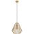 43695 Подвесной потолочный светильник (люстра) STYPE, 1Х40W, E27, H1100, Ø330, сталь, золотой