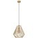 43695 Подвесной потолочный светильник (люстра) STYPE, 1Х40W, E27, H1100, Ø330, сталь, золотой