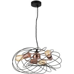 Подвесной светильник с 3 лампами Lussole LSP-8246 BROOKS IP21 под лампы 3xE27 120W Подвесной светильник с 3 лампами Lussole LSP-8246 BROOKS IP21 под лампы 3xE27 120W