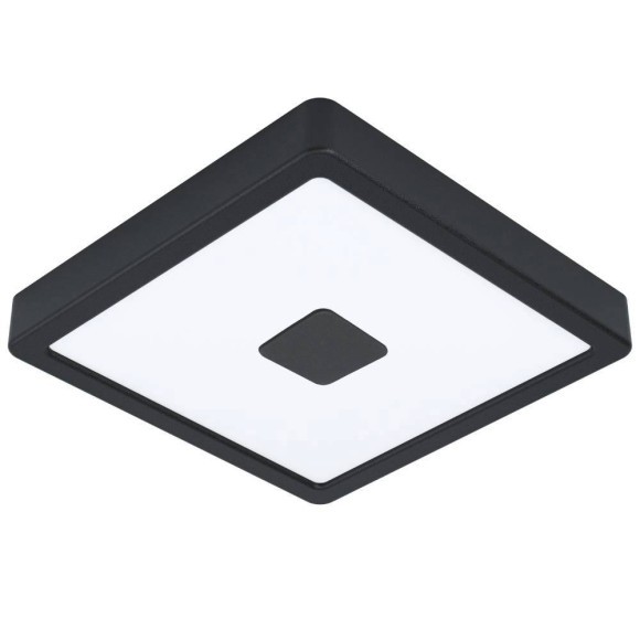 900283 EGLO IPHIAS 2 Светодиодный настенно-потолочный светильник 17Вт 2000Лм 3000К IP44, сталь черный/пластик белый
