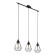 94189 Подвес TARBES, 3x60W (E27), L790, Н1100, сталь, пластик, черный 94189 Подвес TARBES, 3x60W (E27), L790, Н1100, сталь, пластик, черный