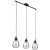 94189 Подвес TARBES, 3x60W (E27), L790, Н1100, сталь, пластик, черный
