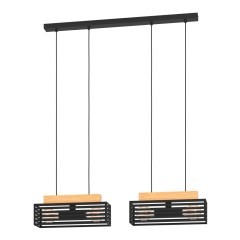 390164 EGLO CIDRAZ Люстра потолочная с 4 лампами E27, коричневая, дерево 390164 EGLO CIDRAZ Люстра потолочная с 4 лампами E27, коричневая, дерево