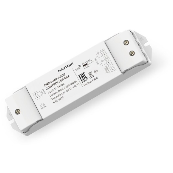 Контроллер для светодиодной ленты MIX 192Вт/384Вт 01118 Контроллер для светодиодной ленты MIX 192Вт/384Вт 01118