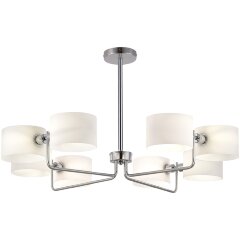 SLE1121-102-08 Светильник потолочный Хром/Молочно-Белый E14 8*40W AERIN SLE1121-102-08 Светильник потолочный Хром/Молочно-Белый E14 8*40W AERIN