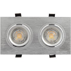 DK3022-CM Встраиваемый светильник max 10 Вт, 2xGU5.3 серый пластик DK3022-CM Встраиваемый светильник max 10 Вт, 2xGU5.3 серый пластик