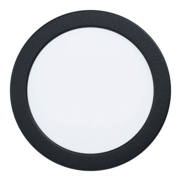 99158 Светодиодный встраиваемый светильник FUEVA 5, 10,5W (LED), ?166, ET26, 1350lm, 4000K, сталь, черный/