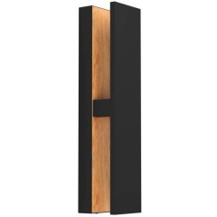 900291 Уличный настенный светильник COSTORIO, LED 12W, 1300lm, IP44, L370, B80, H110, алюминий, черный, коричневый 900291 Уличный настенный светильник COSTORIO, LED 12W, 1300lm, IP44, L370, B80, H110, алюминий, черный, коричневый