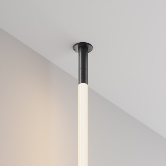 Основание для накладного монтажа системы Maytoni Shelf с внутренней резьбой без ввода питания CA023BI-B