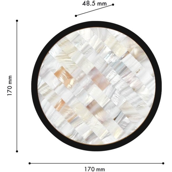 4705-1W, настенный светильник, D50xW170xH170, LEDx12W, 540LM, 4000K, included