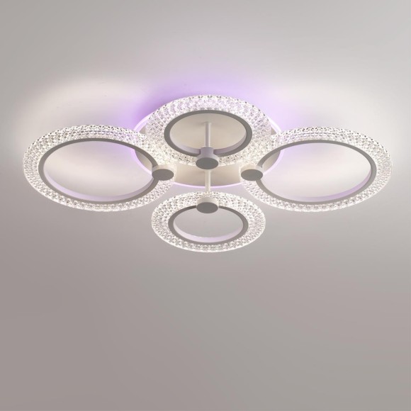 8017/60CL Потолочный светильник Lumion LEDIO c подсв. осн. LED 60W Ra90 Lm5100 220V 3000-6000K MOLLY 8017/60CL Потолочный светильник Lumion LEDIO c подсв. осн. LED 60W Ra90 Lm5100 220V 3000-6000K MOLLY