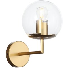 SL1150.201.01 Светильник настенный ST-Luce Матовое золото/Прозрачный E27 1*40W LIORA