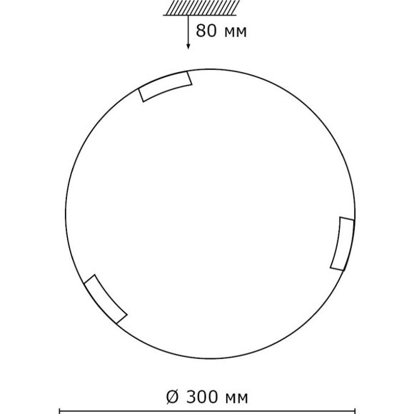 Настенно-потолочный светильник Sonex 161/K GRECA под лампы 2xE27 2*60W Настенно-потолочный светильник Sonex 161/K GRECA под лампы 2xE27 2*60W