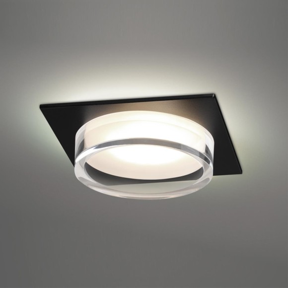 371028 WIR NT25 570 черный Светильник встраиваемый IP20 GX53 12Вт 220-240V GEM