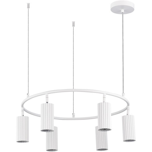 SL1213.503.06 Светильник подвесной ST-Luce Белый/Белый GU10 6*5W 4000K KENDO