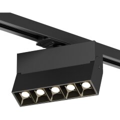 Однофазный двужильный светодиодный трековый светильник Denkirs DK6436-BK Edder 3000К 780Лм CRI90+ 24° 10Вт Однофазный двужильный светодиодный трековый светильник Denkirs DK6436-BK Edder 3000К 780Лм CRI90+ 24° 10Вт