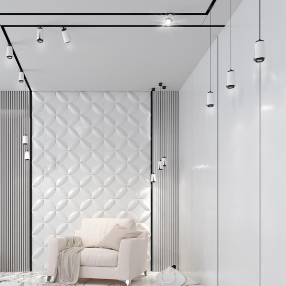 Трехжильный однофазный трековый светильник Novotech TULIP 370837 Трехжильный однофазный трековый светильник Novotech TULIP 370837