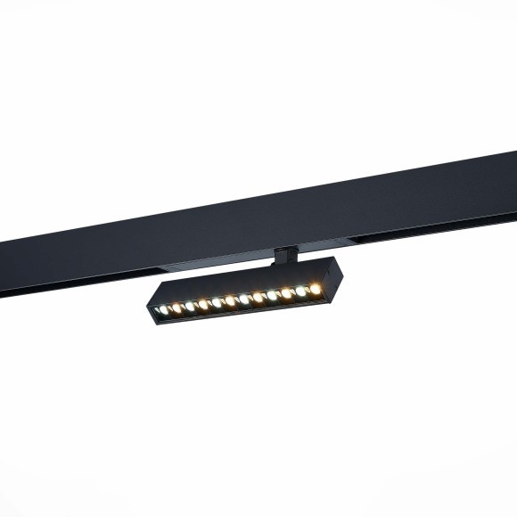 ST656.496.09 Трековый магнитный светодиодный SMART (Алиса, Siri, Bluetooth, Wi-Fi) светильник ST-Luce Skyline 220V CRI90+ 2700-6000К 700Лм 24° 9Вт