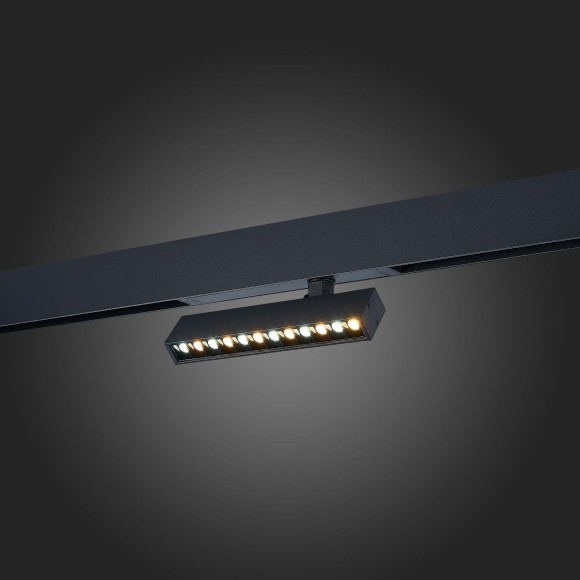 ST656.496.09 Трековый магнитный светодиодный SMART (Алиса, Siri, Bluetooth, Wi-Fi) светильник ST-Luce Skyline 220V CRI90+ 2700-6000К 700Лм 24° 9Вт ST656.496.09 Трековый магнитный светодиодный SMART (Алиса, Siri, Bluetooth, Wi-Fi) светильник ST-Luce Skyline 220V CRI90+ 2700-6000К 700Лм 24° 9Вт