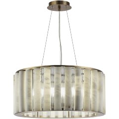 SL1516.303.08 Светильник подвесной ST-Luce Бронза, Прозрачный/Белый алебастр E14 8*40W DELIGHT SL1516.303.08 Светильник подвесной ST-Luce Бронза, Прозрачный/Белый алебастр E14 8*40W DELIGHT
