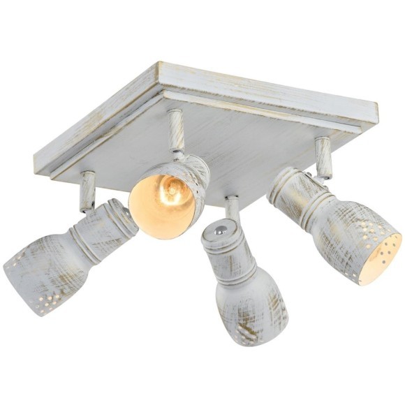 Спот потолочный Lussole GRLSP-8056 MIAMI IP21 под лампы 4xE14 24W