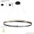 Люстра Crystal Lux FERNANDO SP88W LED BLACK/GOLD