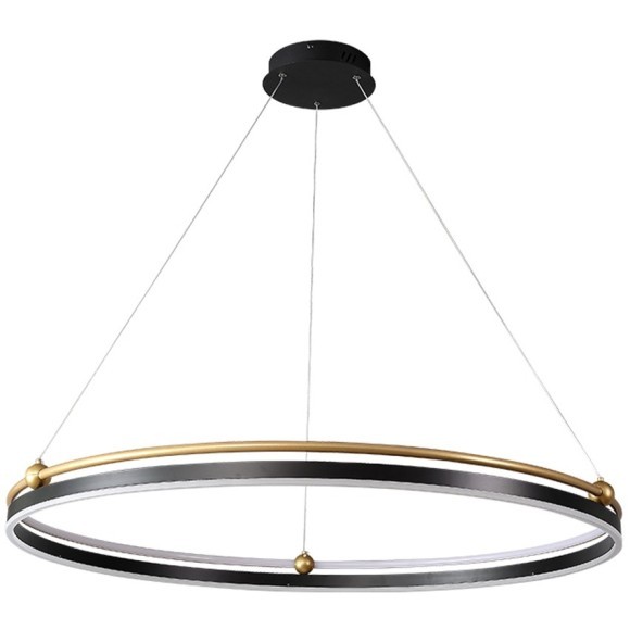 Люстра Crystal Lux FERNANDO SP88W LED BLACK/GOLD