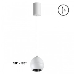 Светильник подвесной с механизмом регулировки высоты, провод 2м LED 7W 3000K 760Лм Novotech SFERO 359341 Светильник подвесной с механизмом регулировки высоты, провод 2м LED 7W 3000K 760Лм Novotech SFERO 359341