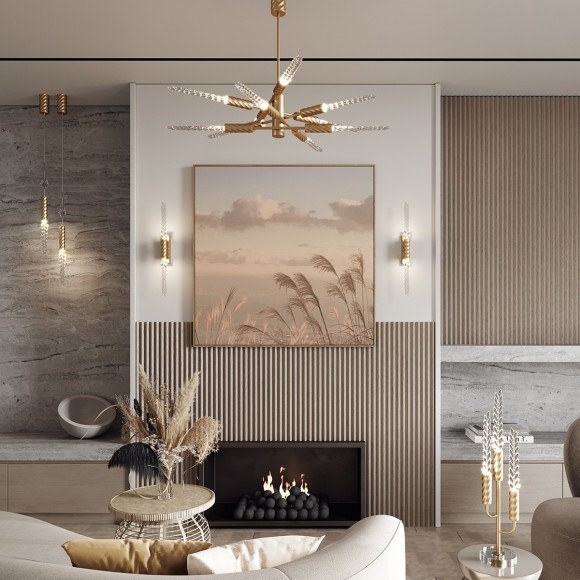 Настольная лампа LED 9W (3*3W) 3000K 460Лм Odeon Light KOLOS 5449/9TL