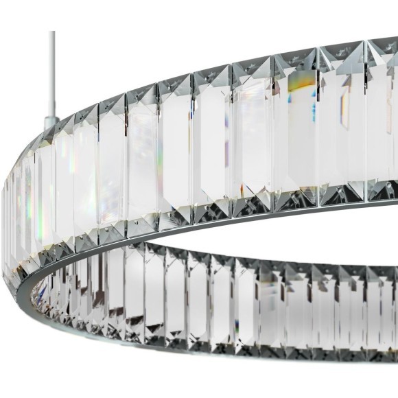 10135/600 Chrome Подвесной светильник LOFT IT Crystal ring
