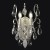 Бра Crystal Lux ESMIRALDA AP2 SILVER