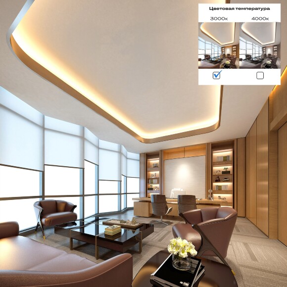 ST018.310.20 Светодиодная лента COB 9,6Вт/м 3000К 3900Lm Ra>90 IP20 L5000xW8 24В Светодиодные ленты