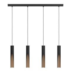 901733 EGLO BARBOTTO Подвесной светильник на 4 лампы GU10, 18Вт, сталь, дерево, коричневый, L925 H1100 901733 EGLO BARBOTTO Подвесной светильник на 4 лампы GU10, 18Вт, сталь, дерево, коричневый, L925 H1100