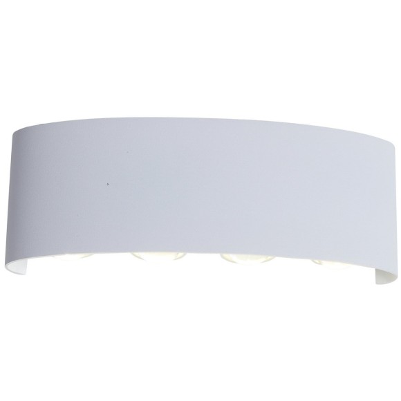 SL089.501.08 Светильник уличный настенный ST-Luce Белый кварцевый LED 8*1W 4000K BISELLO