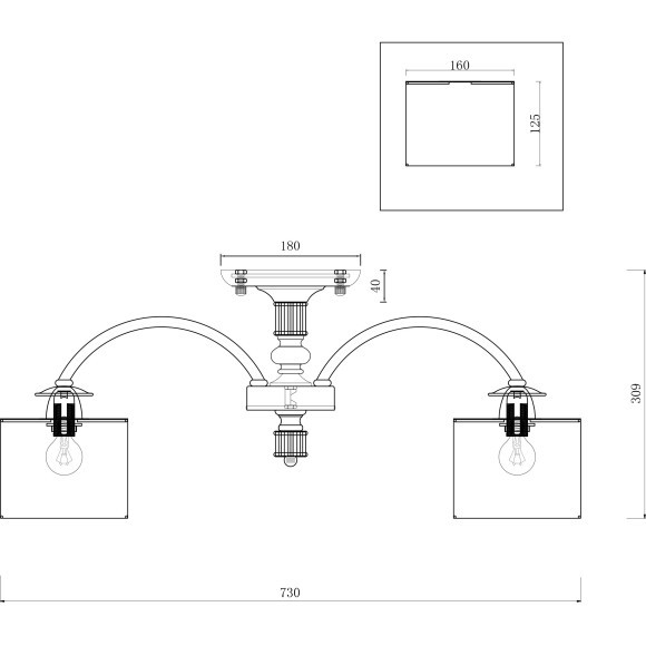 Люстра потолочная Freya FR2539CL-06G Ksenia под лампы 6xE14 40W