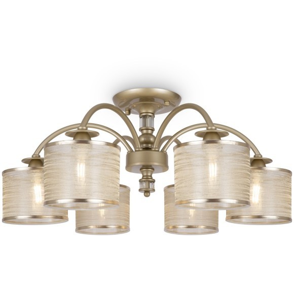 Люстра потолочная Freya FR2539CL-06G Ksenia под лампы 6xE14 40W