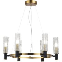 SL1238.303.06 Люстра подвесная ST-Luce Латунь/Кракелированное стекло E14 6*40W CASALI