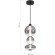 SL6119.403.24 Светильник подвесной ST-Luce Черный/Дымчато-Серый LED 1*24W 3000K PERLINA