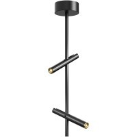 SL6210.403.02 Светильник подвесной ST-Luce Черный/Черный, Золотистый LED 2*3W 3000K LILT